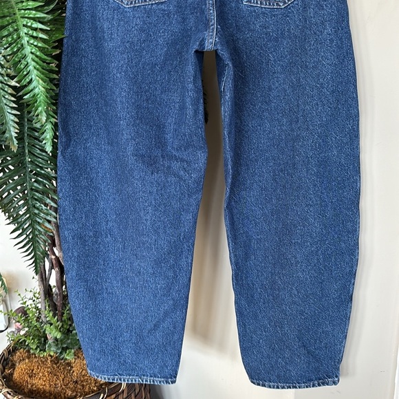 NWT Derek Lam 10 Crosby Denise Color Blocked High Rise Barrel Jeans Skyler Multi - Picture 12 of 16